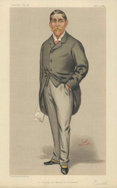 Mr William Cuthbert Quilter by Liborio Prosperi